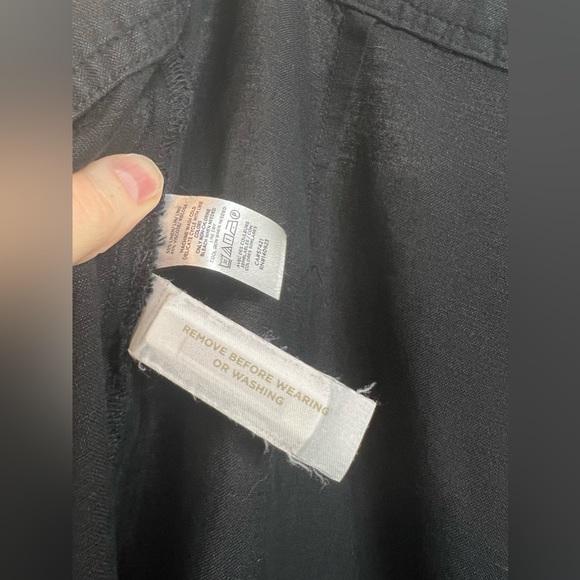 LOFT Petites Linen Wrap Skirt 0P - Picture 7 of 13